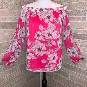INC International Concepts Floral Top Blouse